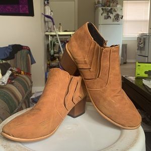 Tan Booties